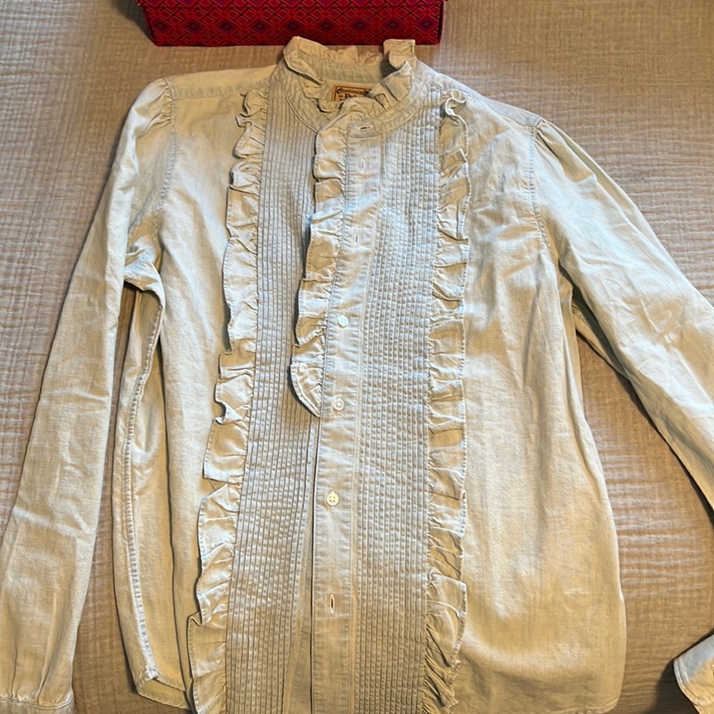RALPH LAUREN RUFFLE POLO
